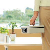 プラス　小型手提金庫　エルグレー　CB-050G　LGY　（直送品）