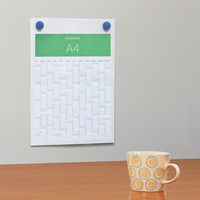 プラス カラーマグネット ブルー CP-020M ブル- 1パック(6個入)