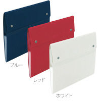 プラス　アコーディオンホルダ・6仕切り　FL-115CH　BL　（直送品）