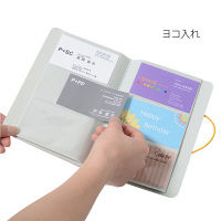 プラス カードホルダー totoco ハンディ不透明 FL-084HHO 78-437 ウォルナットブラウン　（直送品）