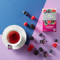 【ノンカフェイン】 AHMAD TEA (アーマッドティー） ミックスベリー ティーバッグ 1箱（20バッグ入）【ハーブティー】