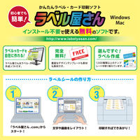 エーワン（A-one）OHPフィルム インクジェット シール ステッカー  A4 透明 ノーカット 50枚 徳用 27078