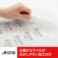 エーワン（A-one）ラベルシール 表示・宛名ラベル マット紙 プリンタ兼用 封筒 シール ステッカー A4 24面  22シート  72524