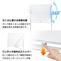 プラス WBシリーズ 罫引（両面･1ヶ月予定表/片面無地）ホーローホワイトボード 幅1292mm イレーザー付 1台（2梱包）