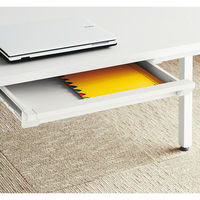 イトーキ サリダLFデスク フリーアドレスデスク 引出し付き ホワイト 幅3600×奥行1400×高さ720mm 1台（15梱包）