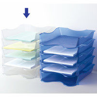 ソニック　レタートレー　メガタフトレー　透明　DA-2658-T