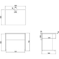 【車上渡し】アール・エフ・ヤマカワ ワークデスク 平机 ホワイト 幅800×奥行600×高さ700mm Z-LWD-0860WHK 1台（直送品）