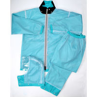【レインウェア】カジメイク ディフェンドレインスーツ Winter Cherry 　ターコイズ　LL　3293 1着