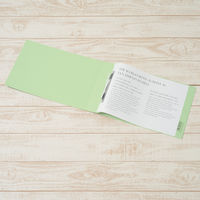 プラス　フラットファイル厚とじ500　A4ヨコ　グリーン　No.022SW（87996）　1セット（30冊）