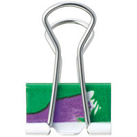 【アウトレット】アスクル ダブルクリップ こども支援 小 5柄アソートパック 1袋（100個：10個入×10パック） 幅19mm オリジナル