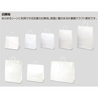 ササガワ 手提げバッグ 白無地 大 50-5300 1袋(50枚入)