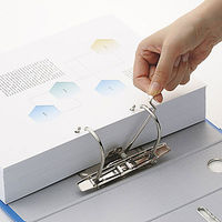 レバー式アーチファイル　A5ヨコ　背幅50mm　10冊　ブラック　SGLAFA5EBK　ハピラ