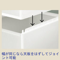 Like-it（ライクイット） 【幅170mm】吉川国工業所 ユニコム 収納ケース 170引き出しM(2段タイプ) 白 UC-S2 1個