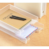 A4レタートレイ 4段 サンカ squ+ ナチュラ SOFFICE ソーフィス