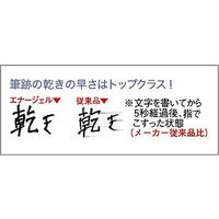 ぺんてる ゲルインクボールペン エナージェル 0.5mmニードルチップ 赤 ノック式 ブルー軸 BLN75-B 1箱（10本入）