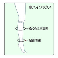 アルケア　アンシルク（R）・プロJ（ハイソックス）　LL　17421　1足（2本入）