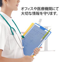 プラス　クリップ付ボードホルダー　カモフラージュ　マリンブルー　FL-130CH（89484）　1枚