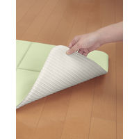 サンコー おくだけ吸着 吸水 速乾 バスマット 足ふき 浴室 50×70cm グリーン 1個 YO-28