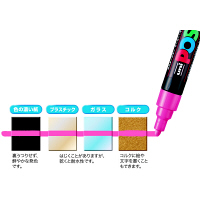 ポスカ 細字 黄緑 PC3M.5 水性マーカー 三菱鉛筆（uni）