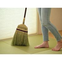 山崎産業 DC 座敷ほうき 手編み 長柄 室内　屋内　箒1本