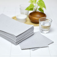 抗菌 カウンタークロス 厚手 グレー ボックスタイプ 1箱（50枚入）ストリックスデザイン