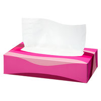 ティッシュペーパー 150組（5箱入）オリジナルティッシュ スマートコンパクト ビビッドカラー PEFC認証紙 1パック（5箱入） オリジナル