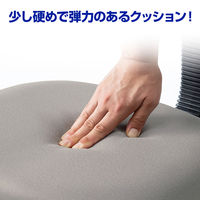 サンワサプライ　スタンダードチェアー　オフィスチェア　肘無し　グレー　SNC-A1LGY　1脚