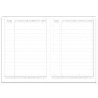 【アスクル限定】カプセルおくすり手帳 40ページ 1袋（50冊入）  オリジナル