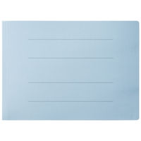 アスクル　フラットファイル　A4ヨコ　エコノミータイプ　10冊　ロイヤルブルー　青  オリジナル