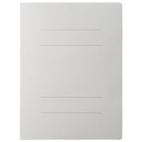 アスクル　フラットファイル　A4タテ　エコノミータイプ　10冊　グレー  オリジナル