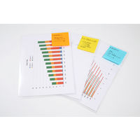 スリーエム(3M) ポストイット ふせん 付箋 強粘着 罫線入りノート 75mm×75mm ネオンカラー5色 1パック（10冊入）