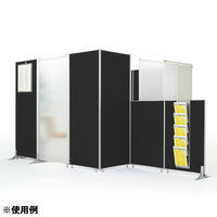 トーカイスクリーン　E-placeパネル　高さ1870mm用　幅900mm　ブラック　（取寄品）