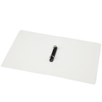 リヒトラブ アスクル 共同企画 ユーロスタイル 丸型ツイストリングファイル A4タテ 背幅27mm 10冊 クリアホワイト オリジナル