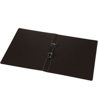 リヒトラブ アスクル 共同企画 ユーロスタイル 丸型ツイストリングファイル A4タテ 背幅27mm 10冊 クリアブラック オリジナル