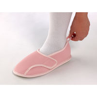 徳武産業 介護シューズ あゆみ 早快マジック レギュラー ピンク Mサイズ 2502