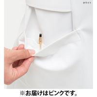 ナガイレーベン 花びらジャケット ナースジャケット 女性用 半袖 ピンク L HO-1932