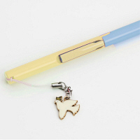 プラス ツイッギー フィットカットカーブ携帯はさみ ソーダ×レモン SC-130P 34574