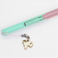 プラス ツイッギー フィットカットカーブ携帯はさみ ピーチ×ミント 34573