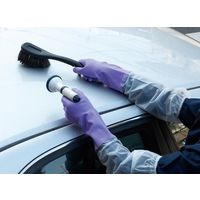 【ビニール手袋】 ショーワグローブ 腕カバー付厚手手袋 No.140 ピンク M 1双