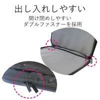 パソコンケース PCバッグ 軽量 ～16.4インチワイドサイズ 取っ手付 フルオープン ブラック BM-IB017BK エレコム 1個（直送品）