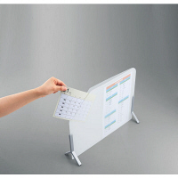 キングジム デスクトップパネル タテテ 幅435×高さ320・350mm 1枚（取寄品） デスクパーテーション（取寄品）