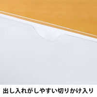 アスクル　カードケース　ソフトタイプ　A4　20枚  オリジナル