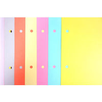 コクヨ カラー仕切カード（ファイル用） A4タテ 2穴 12山見出し 1袋（5組） シキ-100N