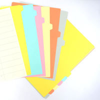 コクヨ カラー仕切カード（ファイル用） A4タテ 2穴 12山見出し 1箱（30組） シキ-150