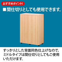 ARAN WORLD　EIDOS（エイドス）　TR収納ミドルタイプ　A4　3段　引違い　木製扉　ダークブラウン　1台（2梱包）（取寄品）