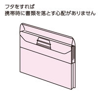 コクヨ クリヤーホルダー＜キャリー＞A4透明 フー770T フ-770T 1セット（5枚：1枚×5）