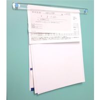 コクヨ マグネットバー 強力タイプ クリヤー 300×21.5mm 青 マク-T203NB 1セット（10本）