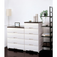 天馬 Fit's Plus フィッツプラス 木天板チェスト 幅75cm 5段 メープル 幅750×奥行410×高さ1050mm 1台（取寄品）