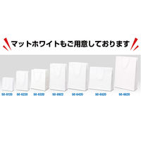 ササガワ 手提げ袋 マット黒 M 50-6521 1セット(1枚×10)