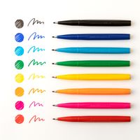 ぺんてる 水性ペン サインペン S520-BD 赤 1箱（10本入）